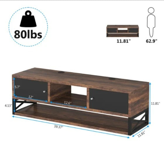 Malady Floating Lounge Bedroom TV Console Cabinet Shelve Stand Decor